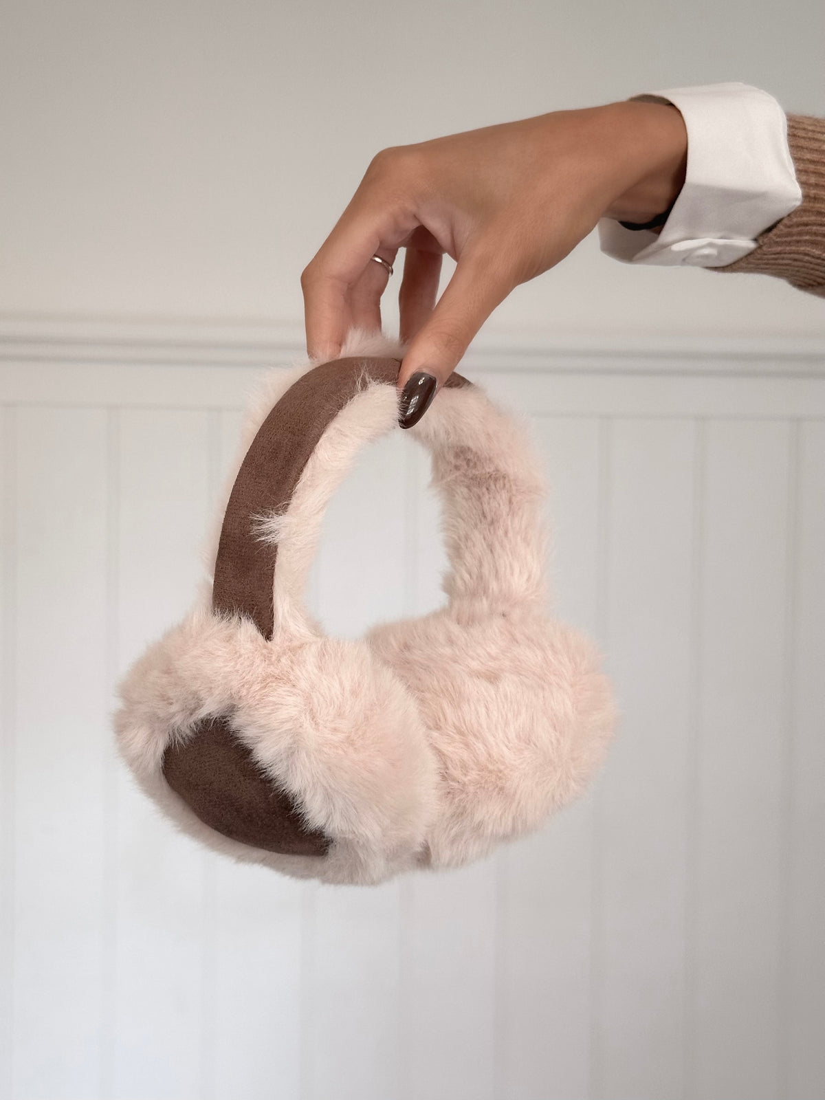 Winter Taupe Earmuffs