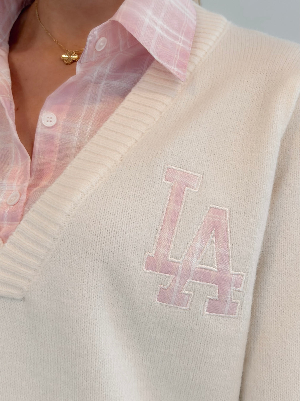 LA Rose Blouse Sweater