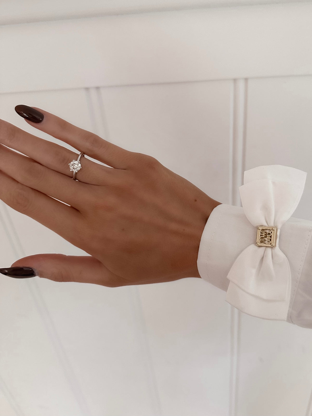 Classic White Bow Blouse