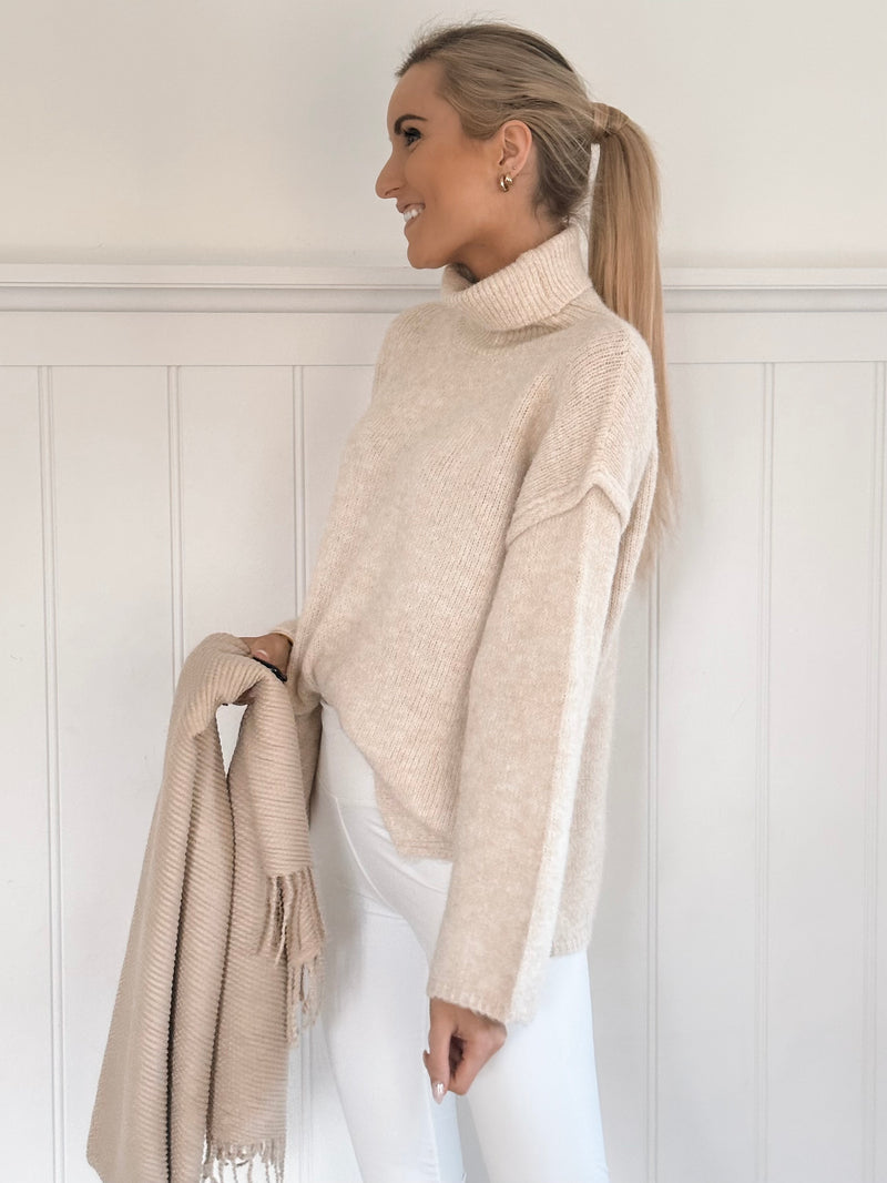 Winter Favorite Sweater - Beige