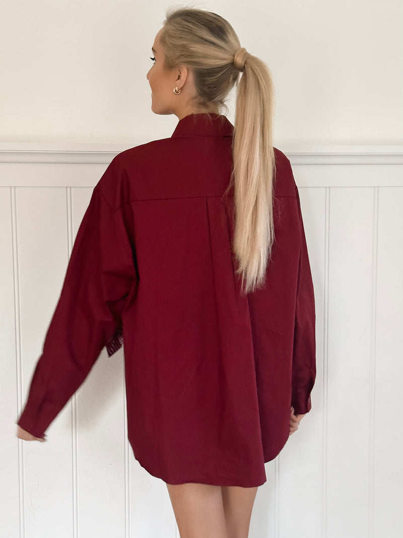 Christmas Bow Blouse