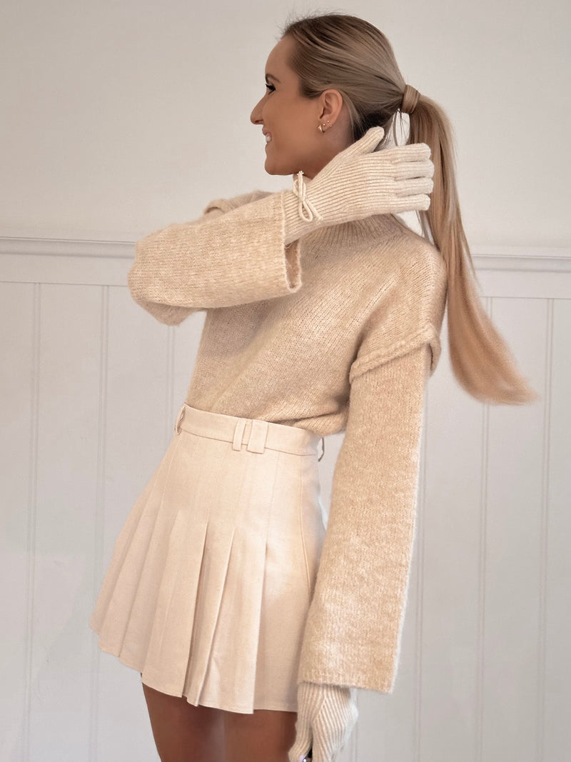 Beige Winter Sweater