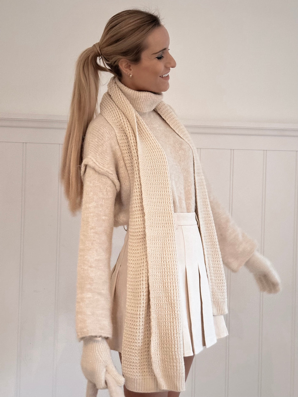 Beige Winter Sweater