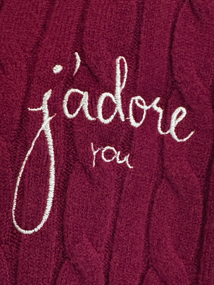 PRE-ORDER Burgundy J'Adore You Soft Pull