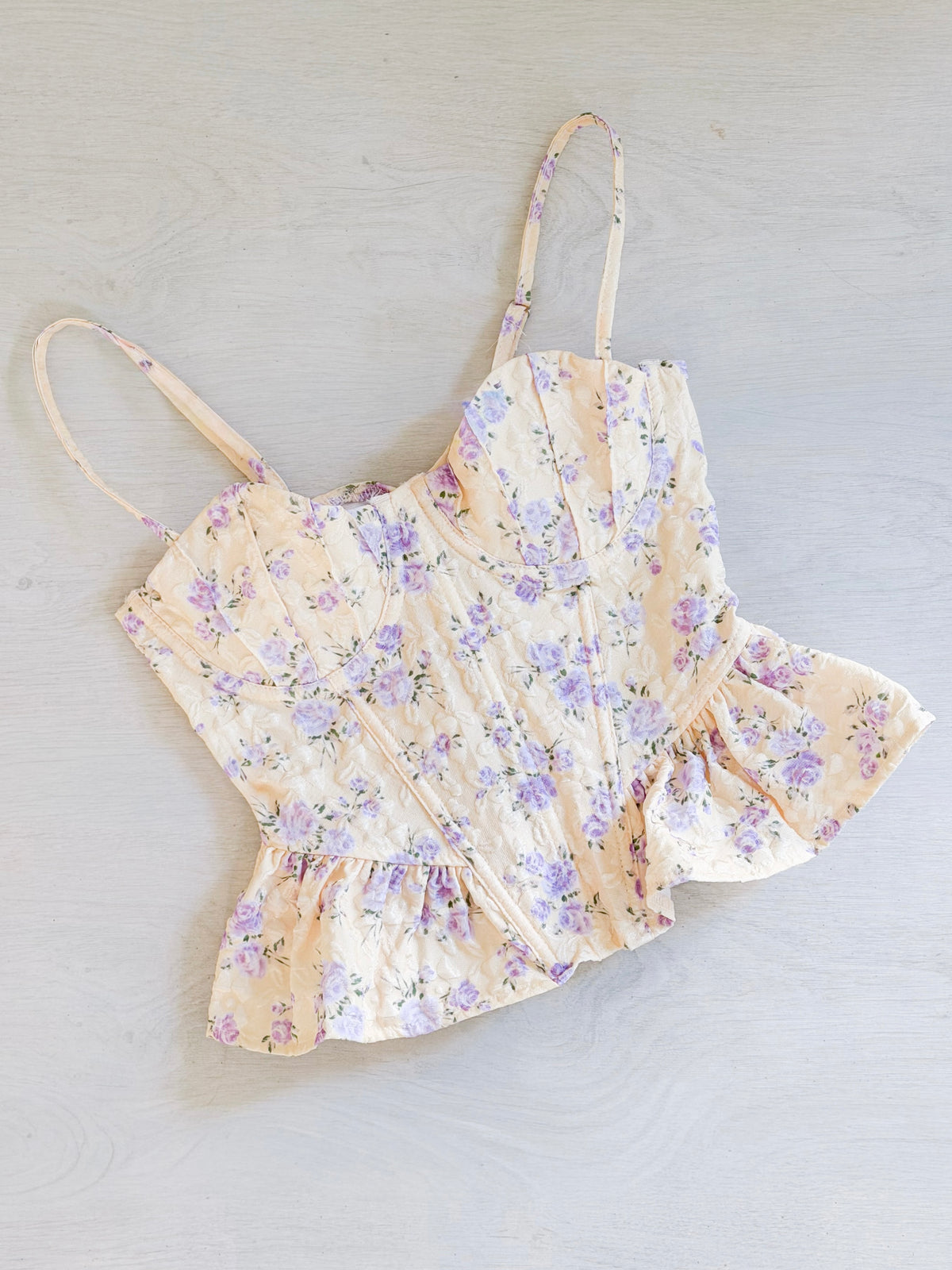 Maison Fleur Corset - Lemon