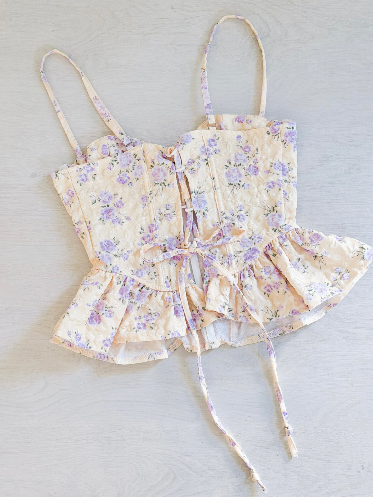 Maison Fleur Corset - Lemon