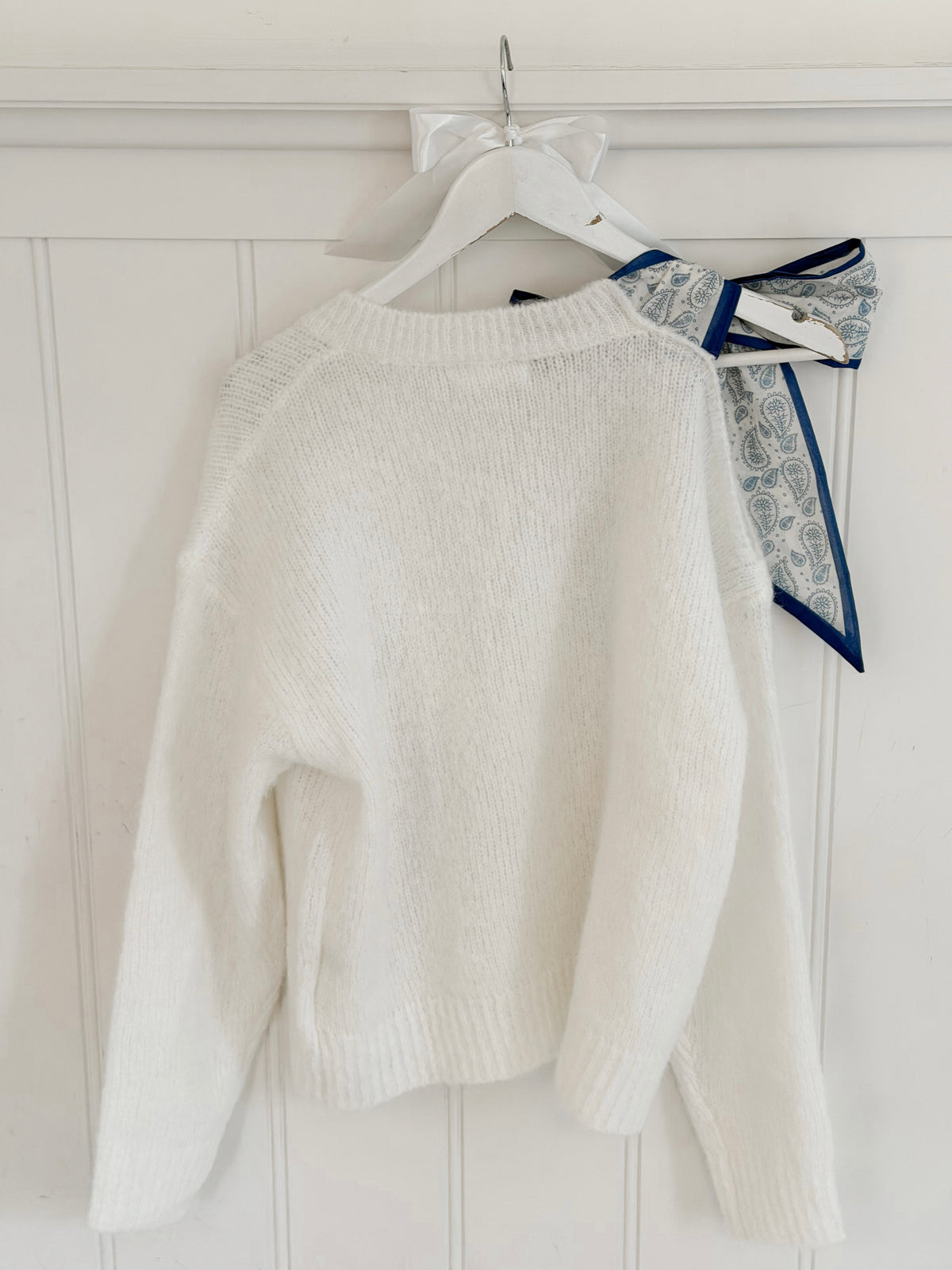 Azure Bow Sweater