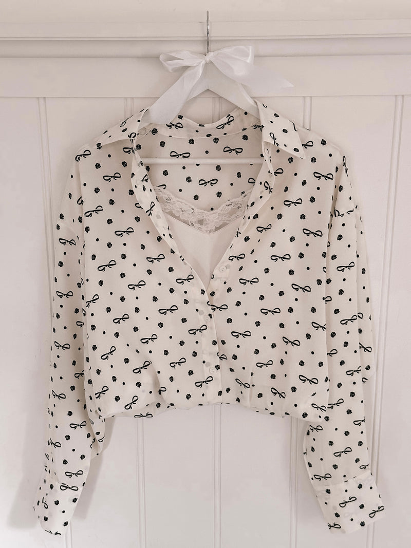 Bow Lace Blouse