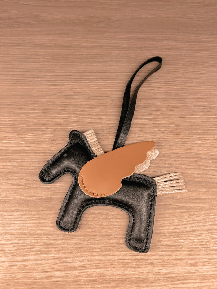Black Pegasus Charm