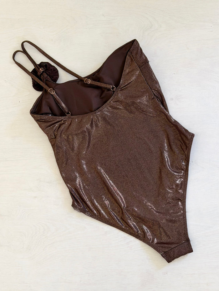 Chocolate Flower Swimsuit