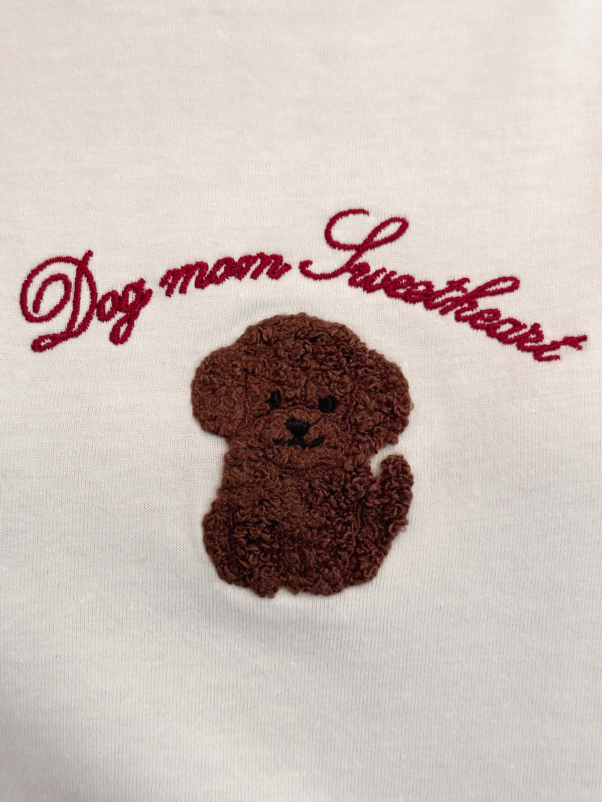 Dog Mom Sweetheart T-Shirt - White