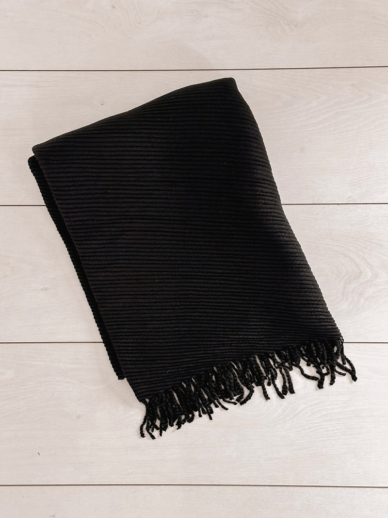 Cozy Black Scarf