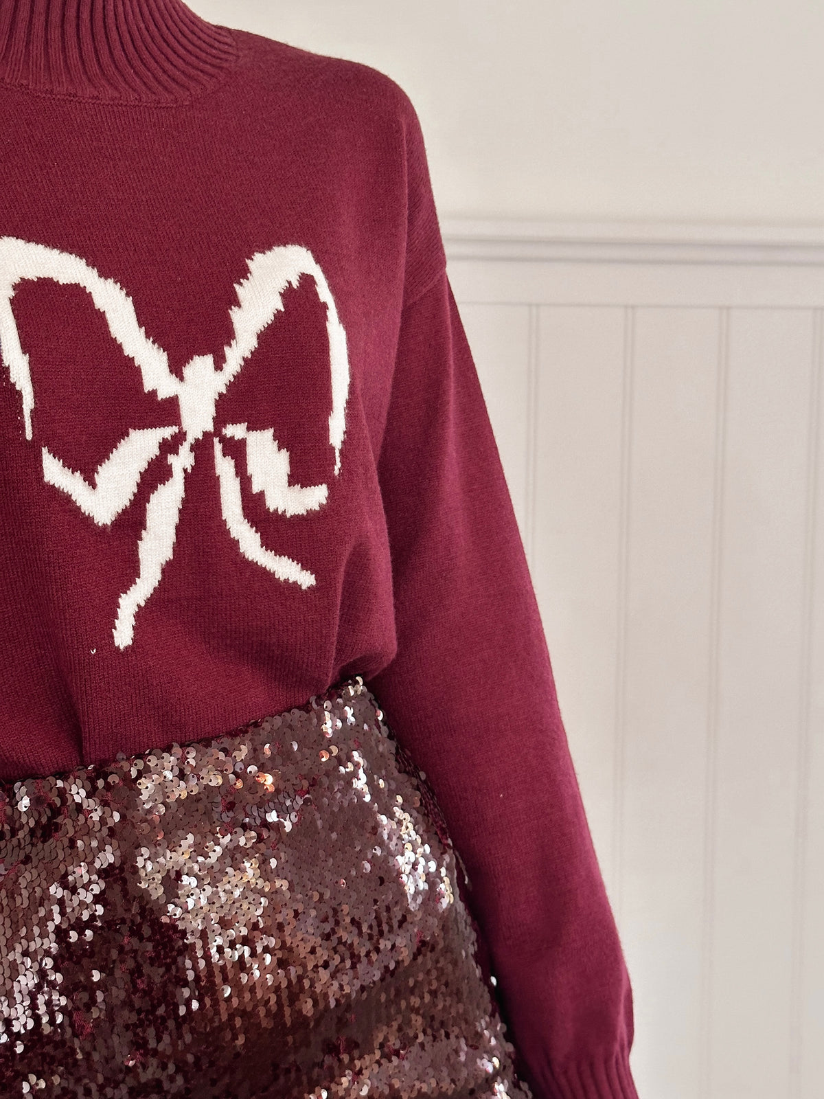 Holiday Bow Sweater