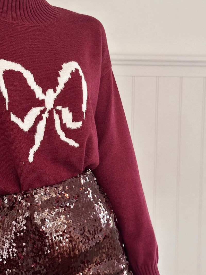 Holiday Bow Sweater