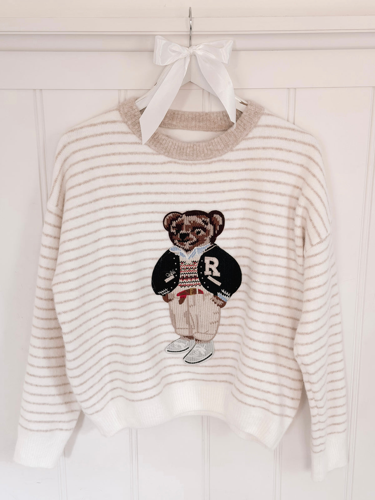 Striped Bear Sweater