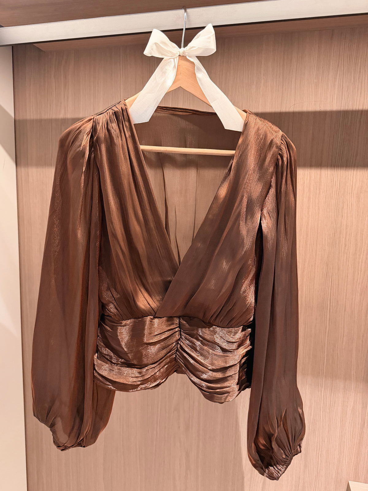 Chocolate Caramel Blouse