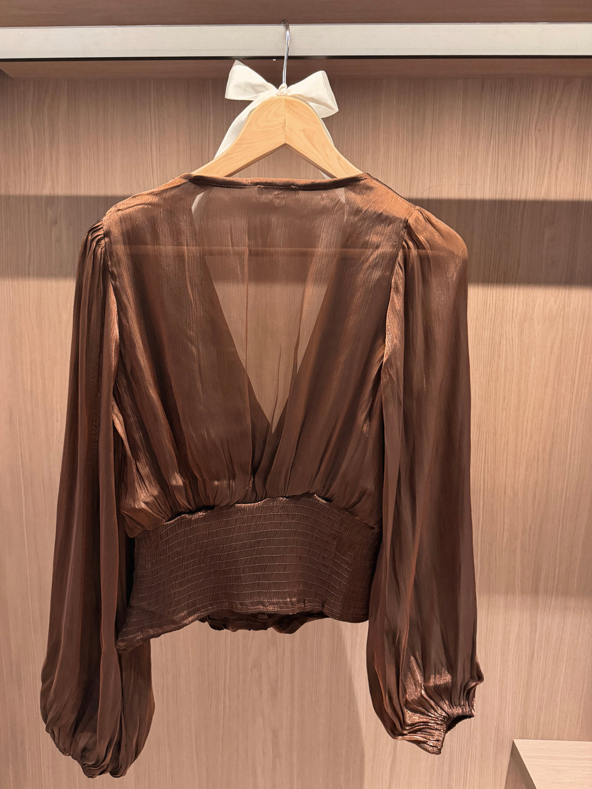 Chocolate Caramel Blouse