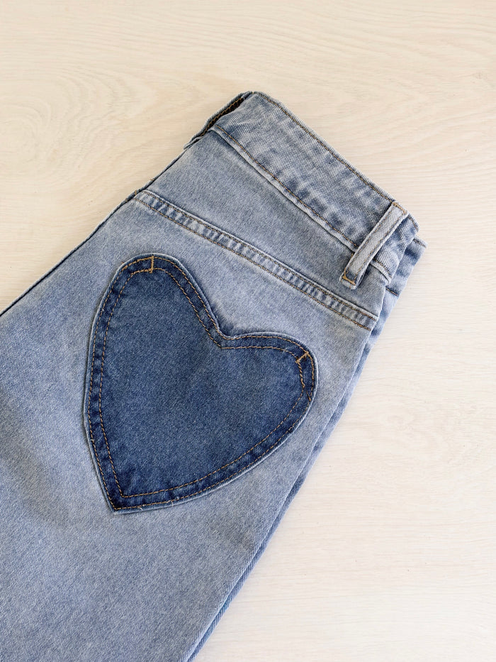Denim Heart Jeans
