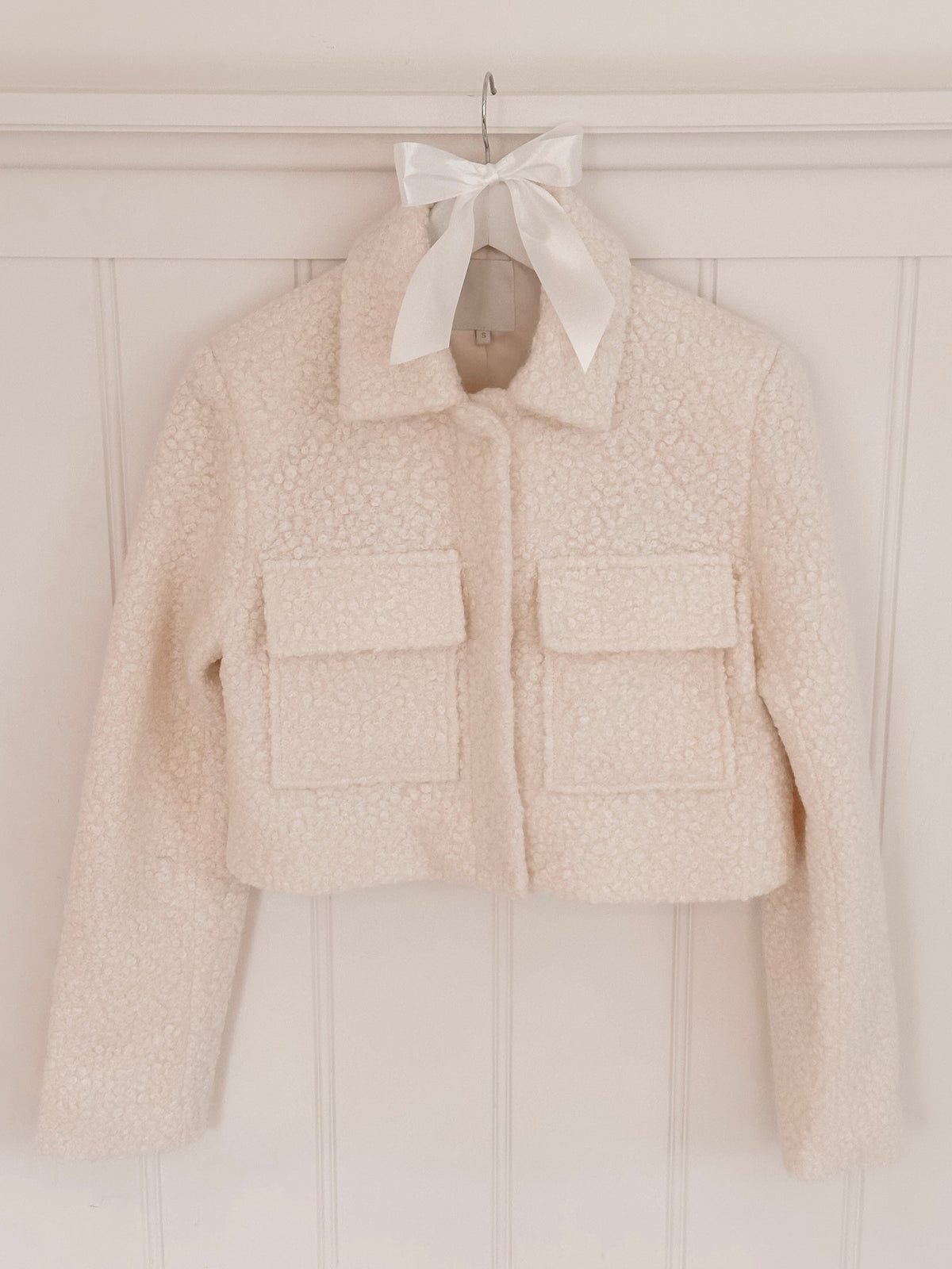 Cream Teddy Jacket