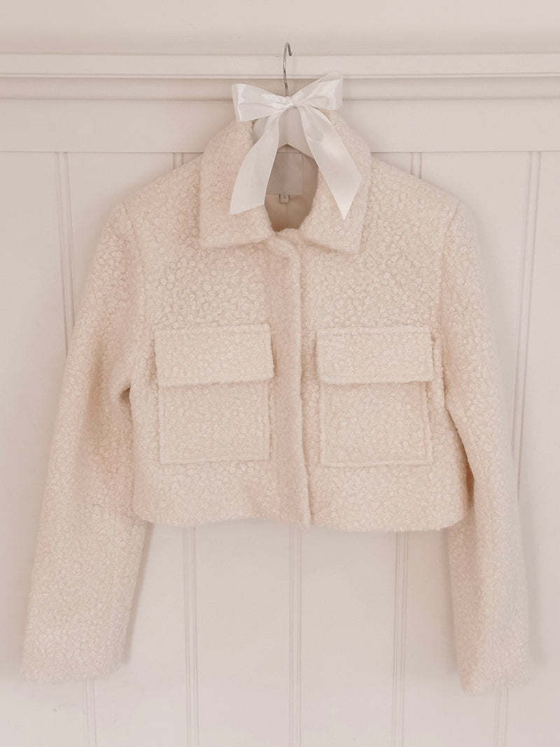 Cream Teddy Jacket