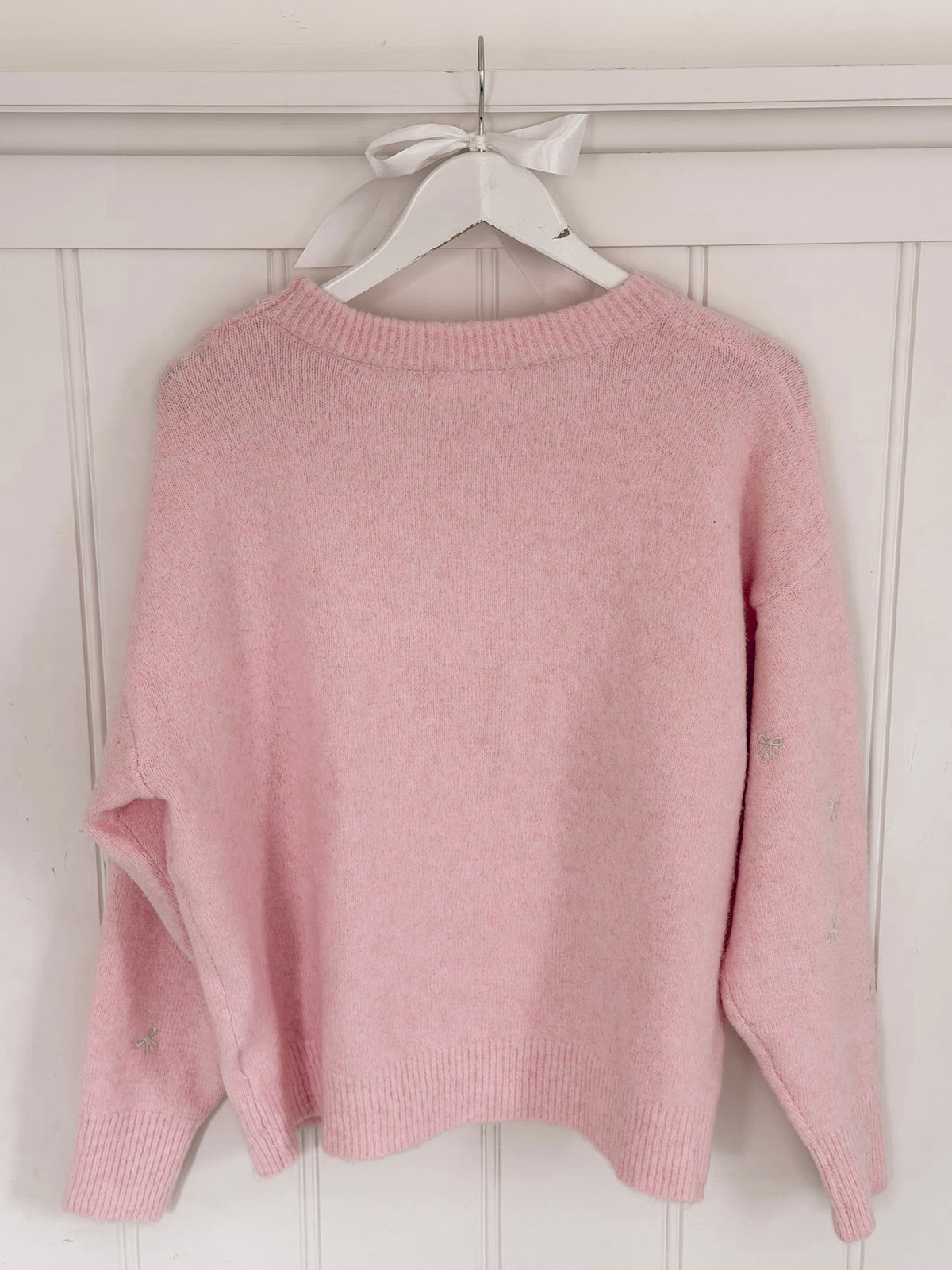 Pink Bow Sweater
