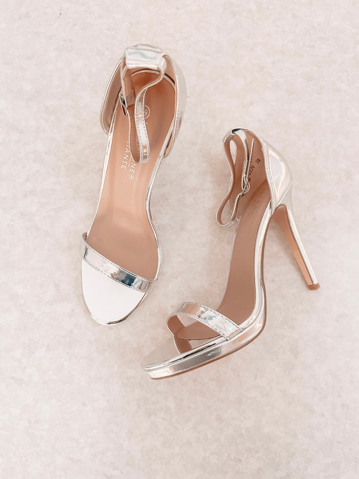 Just Perfect Silver High Heels