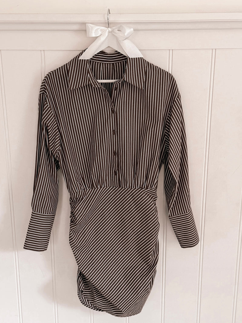 Chocolate Stripe Dress