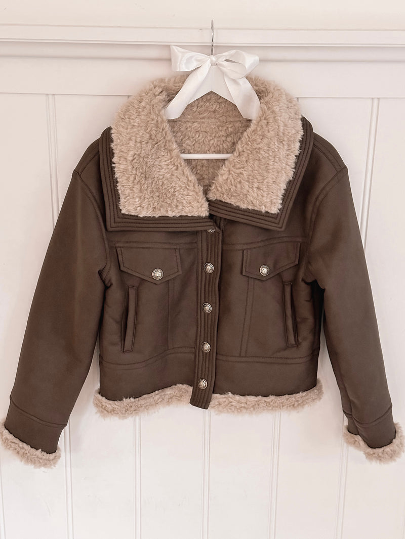 Winter Cabin Teddy Coat