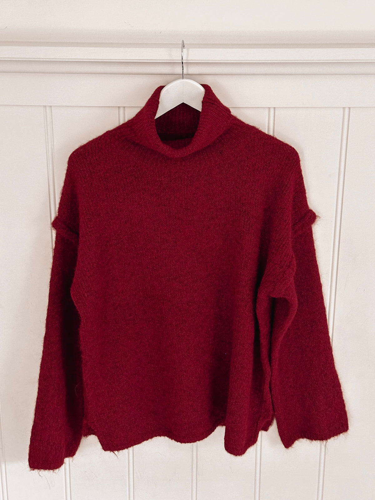 Fall Favorite Sweater - Burgundy