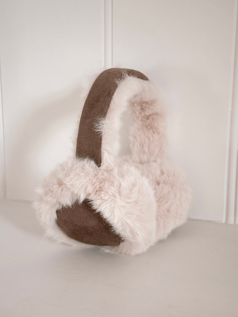 Winter Taupe Earmuffs