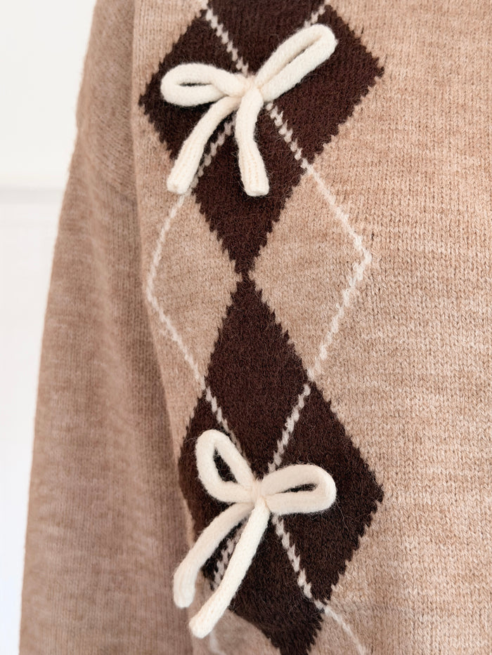 The Café Bow Cardigan