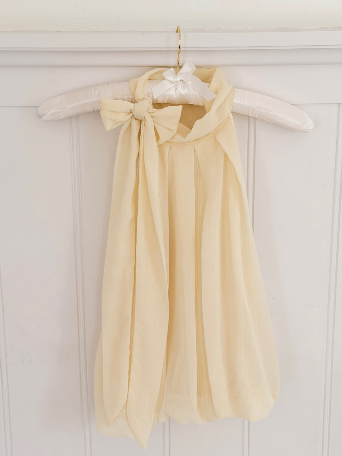 Sweet Lemony Bow Top