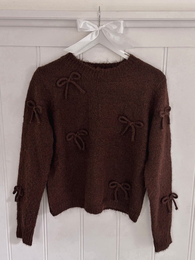 Chocolate Bow Sweater