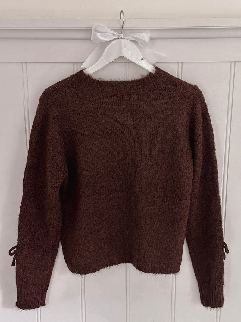 Chocolate Bow Sweater