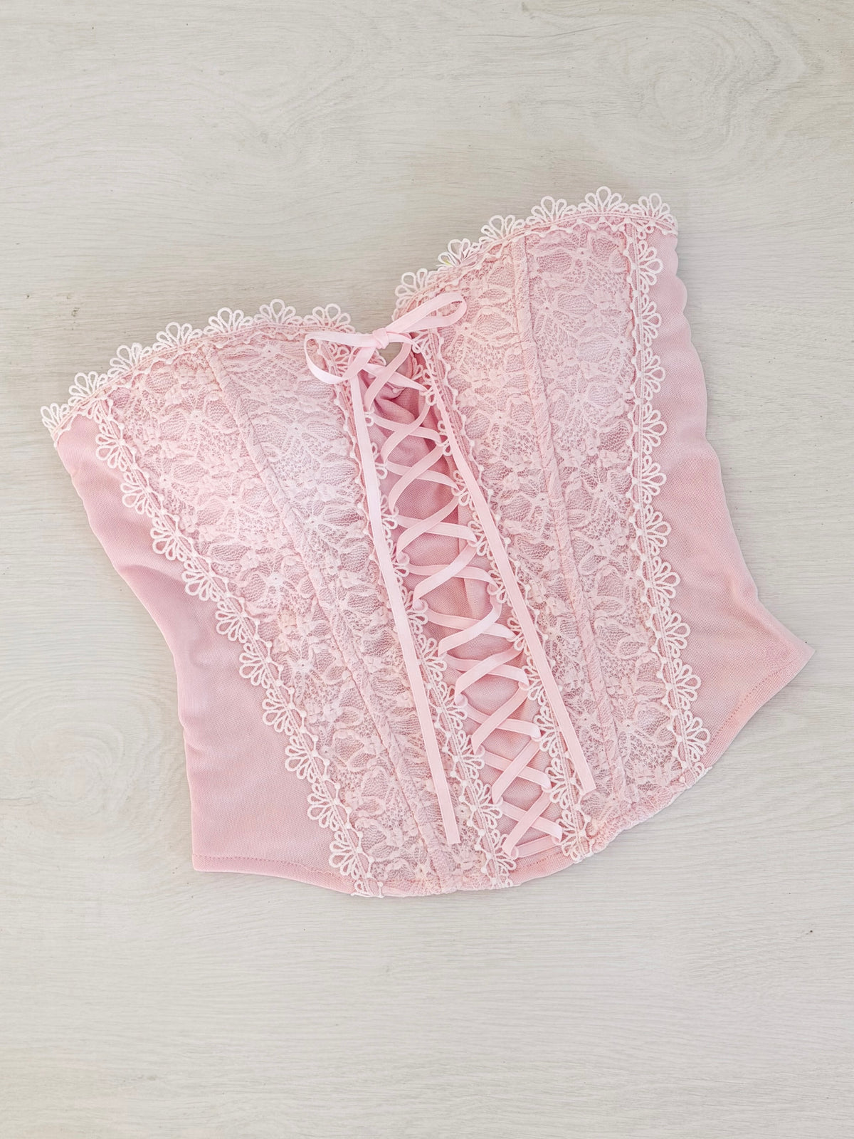 The Dreamy Lace Corset - Rose