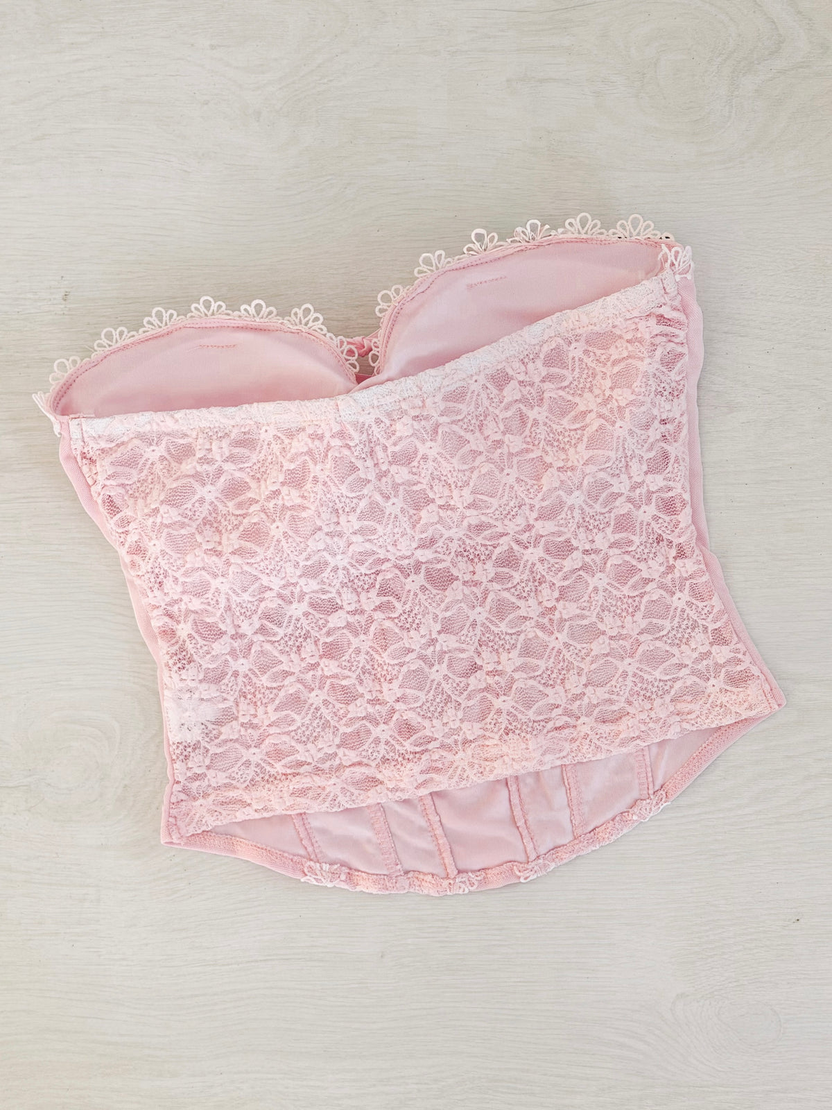 The Dreamy Lace Corset - Rose