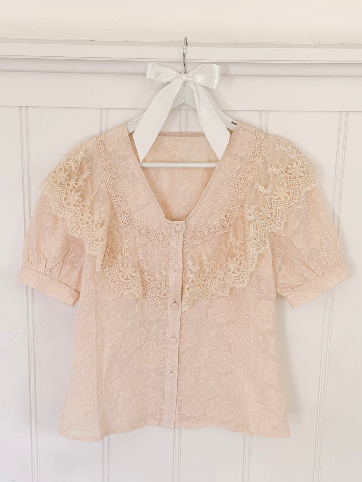 Sand Lace Blouse