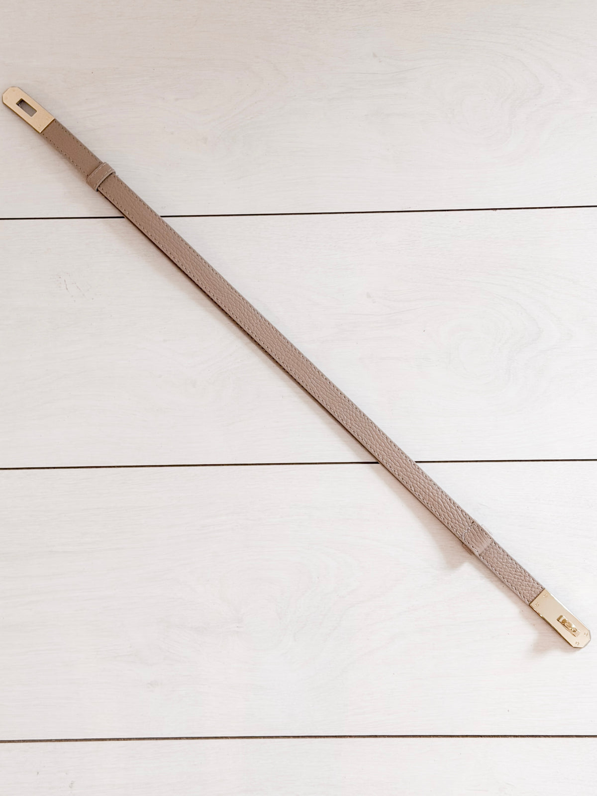 The Taupe Saddle Belt