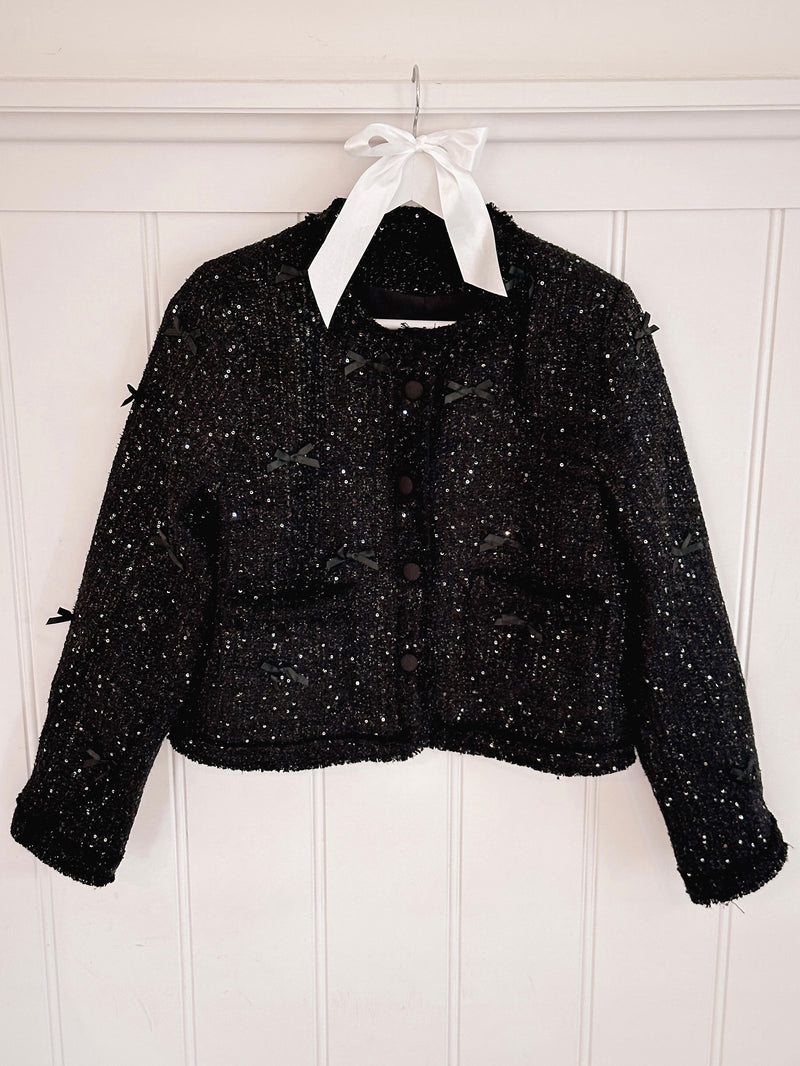 Tweed Bow Elegance Jacket