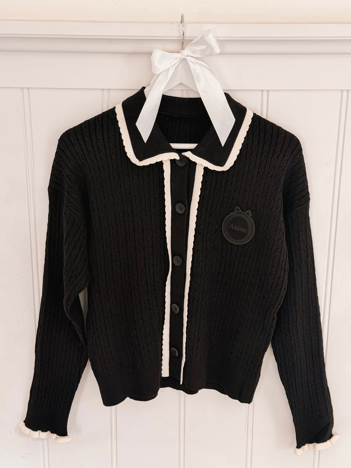 The Noir Amour Cardigan