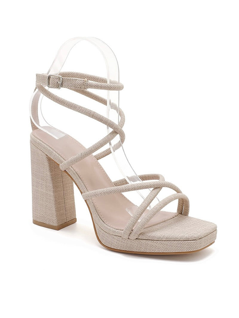 Sand High Heels