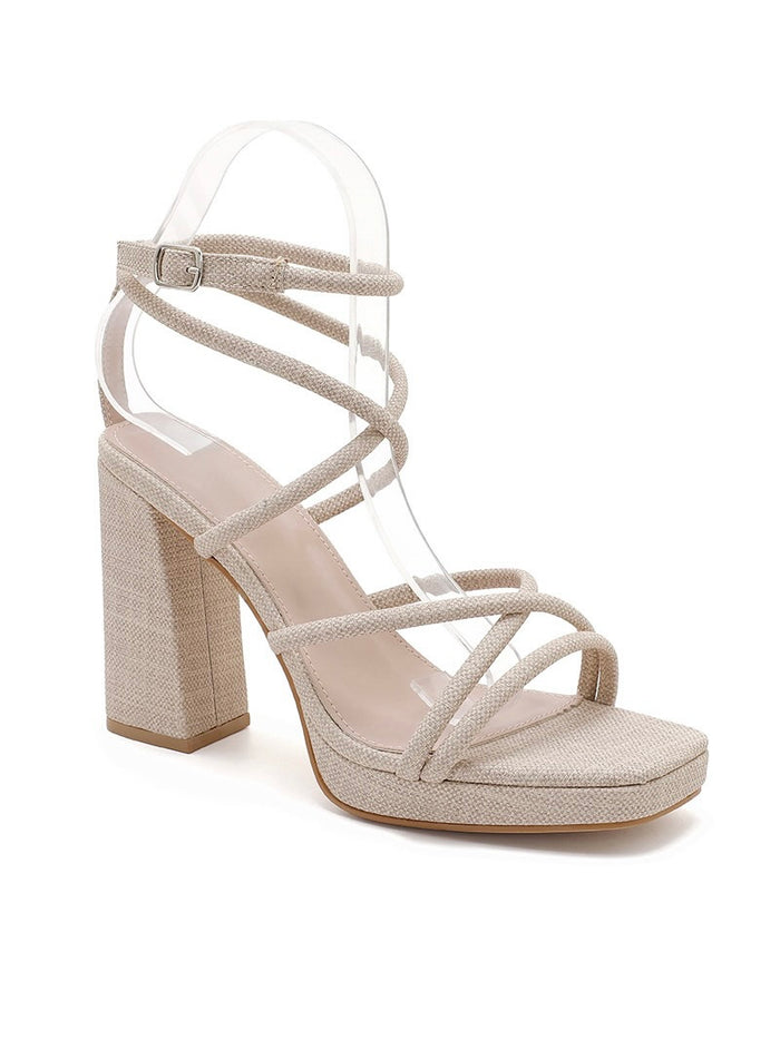 Sand High Heels