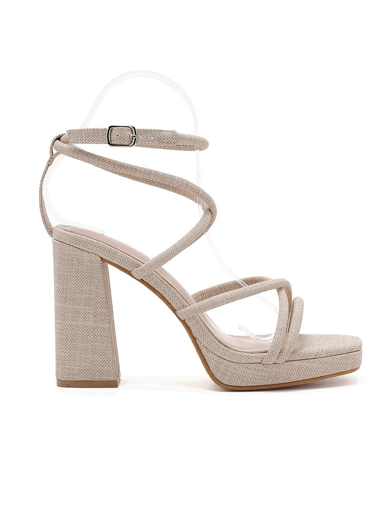 Sand High Heels