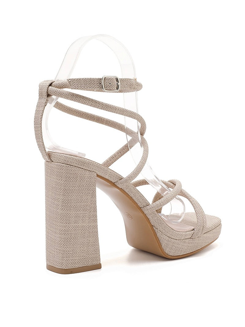 Sand High Heels