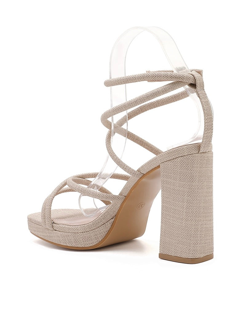 Sand High Heels