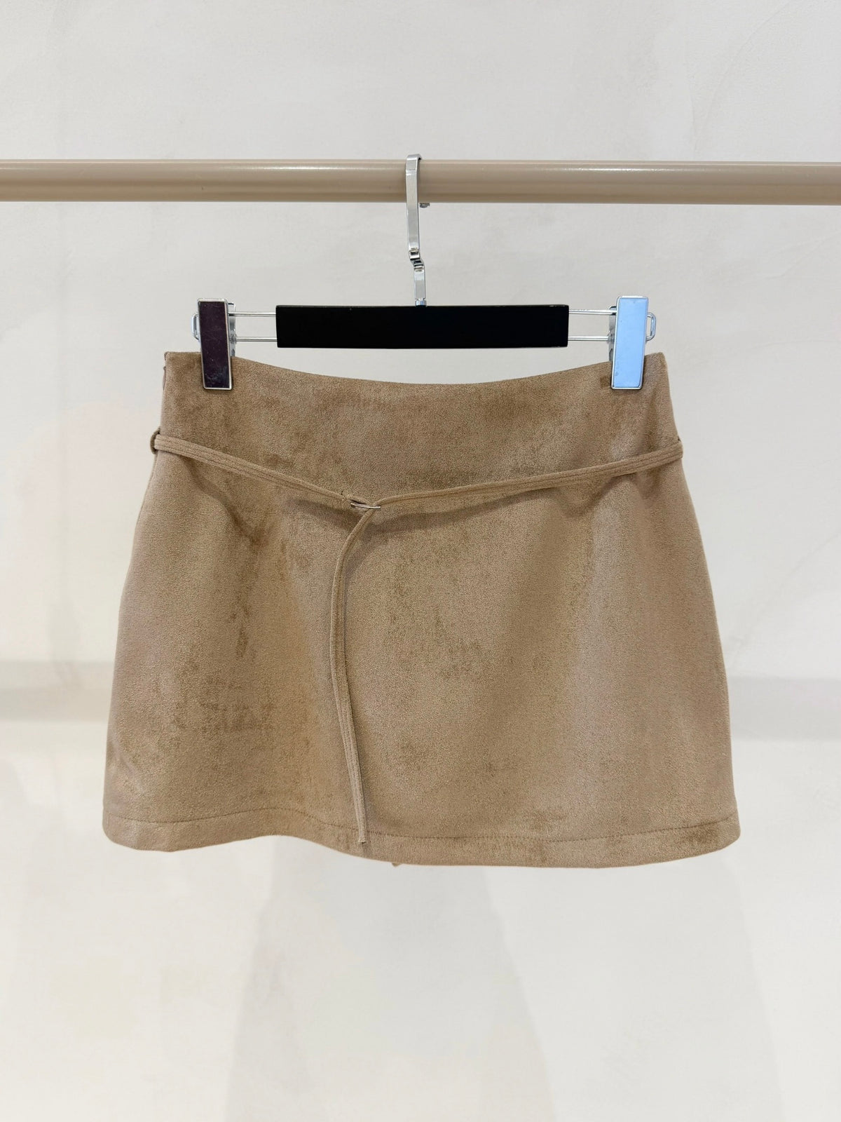 Mocha Suede Skirt