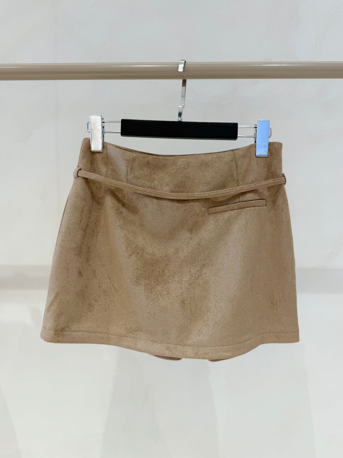 Mocha Suede Skirt