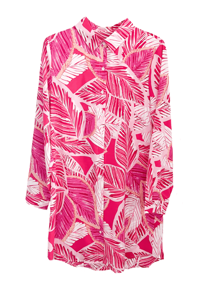 Pink Palms Dress